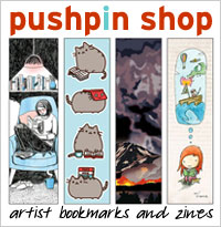 exclusive artist bookmarks and zine packs