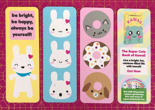 The Super Cute Book of Kawaii - promotional bookmarks I designed