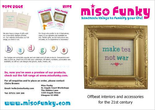 Miso Funky wholesale brochure
